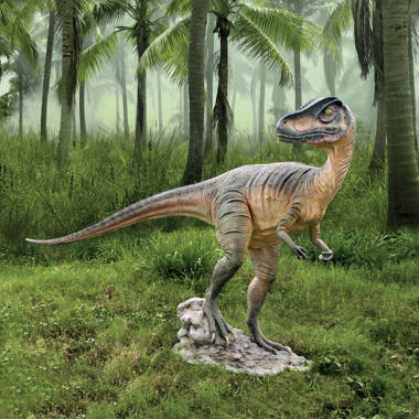 Design Toscano Jurassic-Sized Dromaeosaurus Raptor Dinosaur Statue