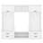 4-in-1 Hall Tree, Multiple Functions Hallway Coat Rack with Storage Drawers and Cabinet,Shoe Bench for Entryway Hallway-1449250984