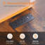 Metal Base Computer Desk with Power Outlet-402340376