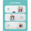 2.5cm H x 41cm W Floating Bookcase