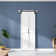 Assembled 84" H MDF Bi-Fold Barn Door with Hardware Kit, Covered with PVC Surface