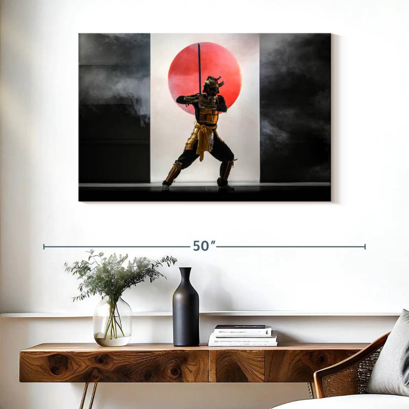 Position de combat de Leisha Samurai, H 26 po x l 39 po