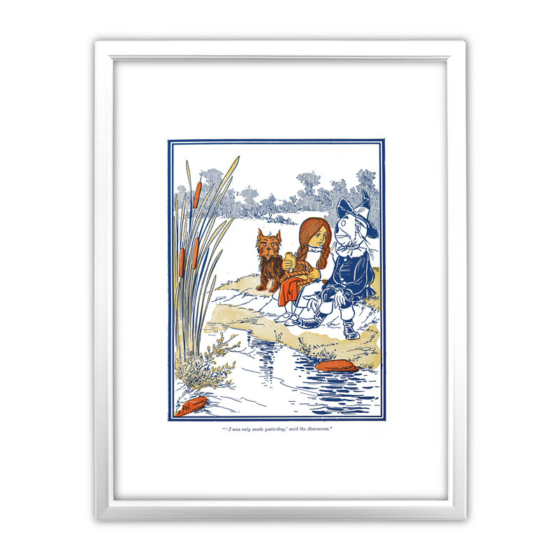 William Wallace Denslow - Single Picture Frame Print, White