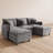 Arale 98'' Chenille Upholstered U Shaped Modular Sectionals-129177393