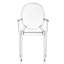 Chaise avec accoudoirs Louis Ghost-32489272