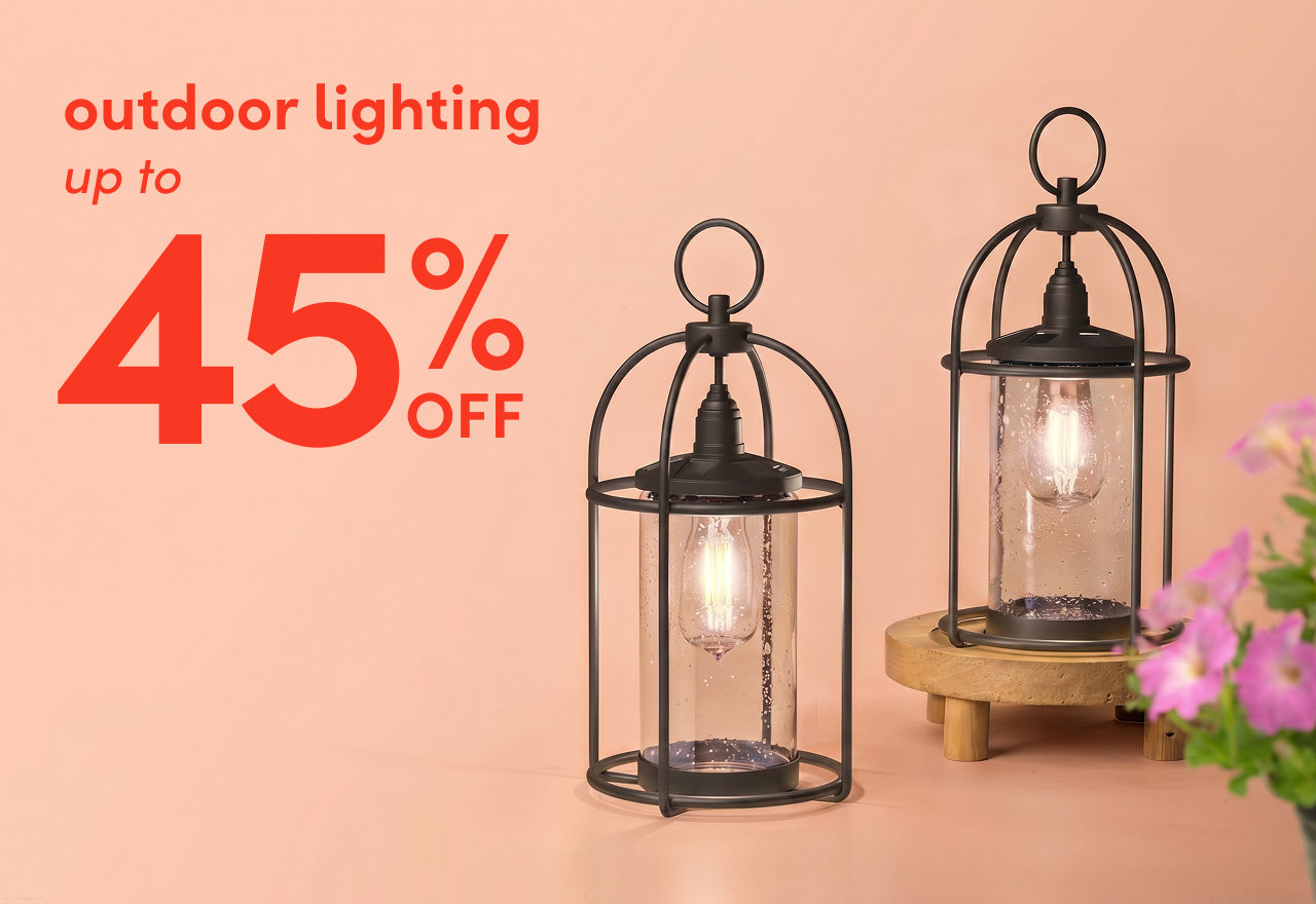 outdoor lighting clearance