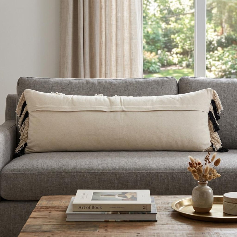 Parkland Collection Minos Transitional White Throw Pillow