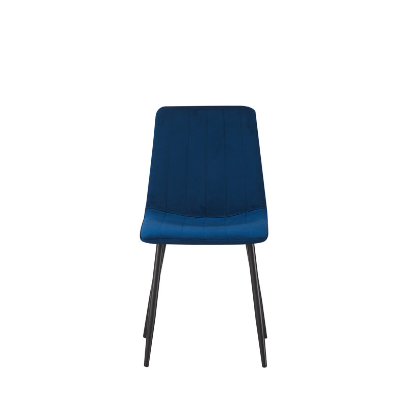 Ashlee Upholstered Dining Chair, Navy Blue
