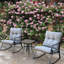 Chaise berçante et théière gris moyen-1440225950