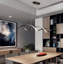 Annchen 2 - Light Black LED Dimmable Kitchen Island Pendant with Remote Control Included