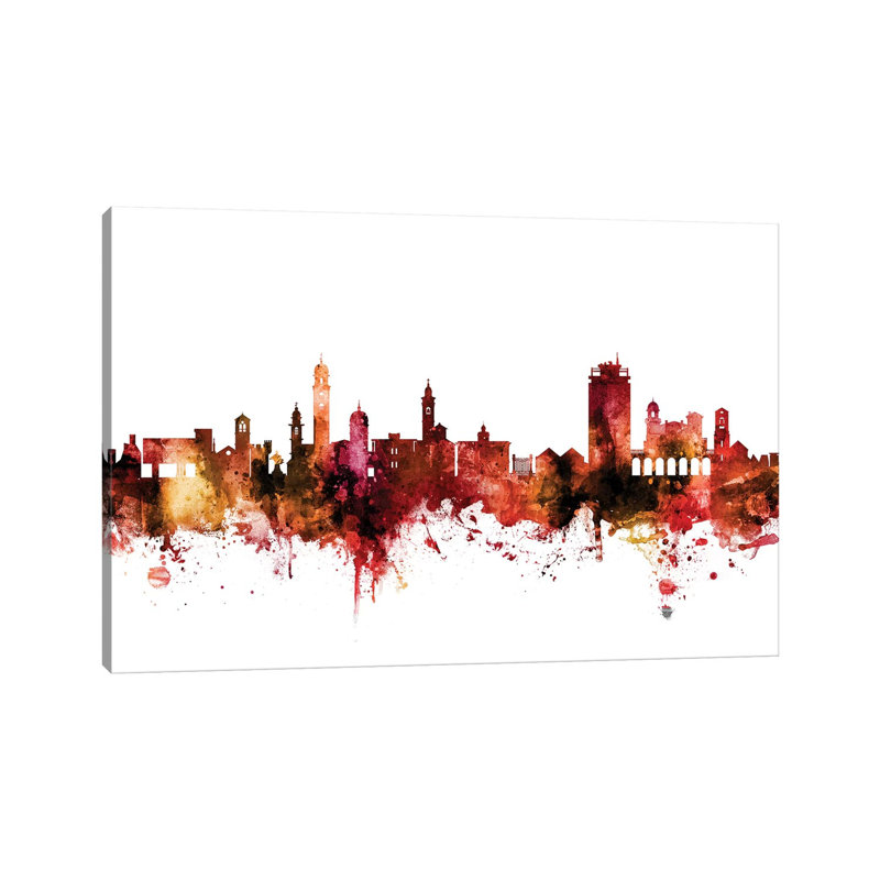 Lugano, Switzerland Skyline by Michael Tompsett - Wrapped Canvas Gallery-Wrapped Canvas Giclée