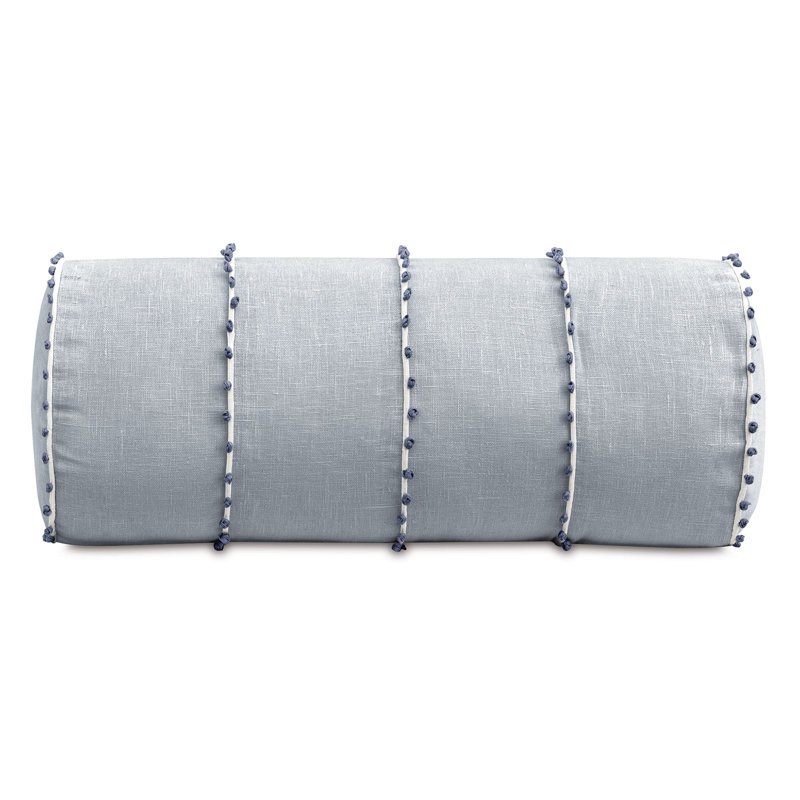 Beatrice Linen Bolster Pillow Cover & Insert