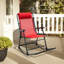Chaise berçante d'extérieur en métal Myiesha-967939699