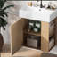 Meuble-lavabo flottant 21,6 po avec lavabo en céramique-1840856069
