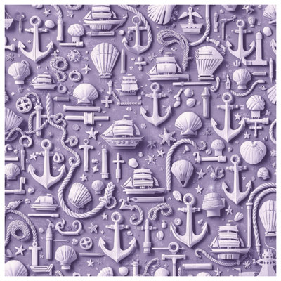 Coussins décoratifs Nautical Elements Anchors Shells