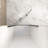 32 "X 72" Bifold Shower Door, 1/4"(6Mm) Tempered Glass Aluminum Frame, Explosion Proof Film