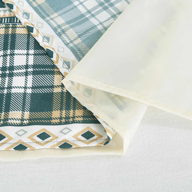 Lake Northwest Cabin Lodge Window Curtain Set