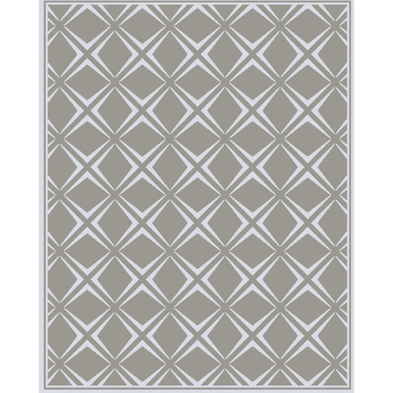 Transitional Hand-Knotted Wool Beige/Silver Area Rug