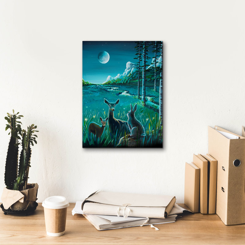 «Bambi 3» par Cindy Thornton, H 16 po x l 12 po x P 0,75 po