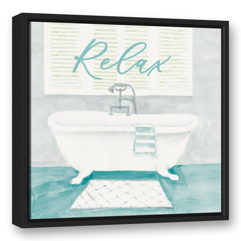 " Relax " Print, 21.75" H x 21.75" W x 1.75" D