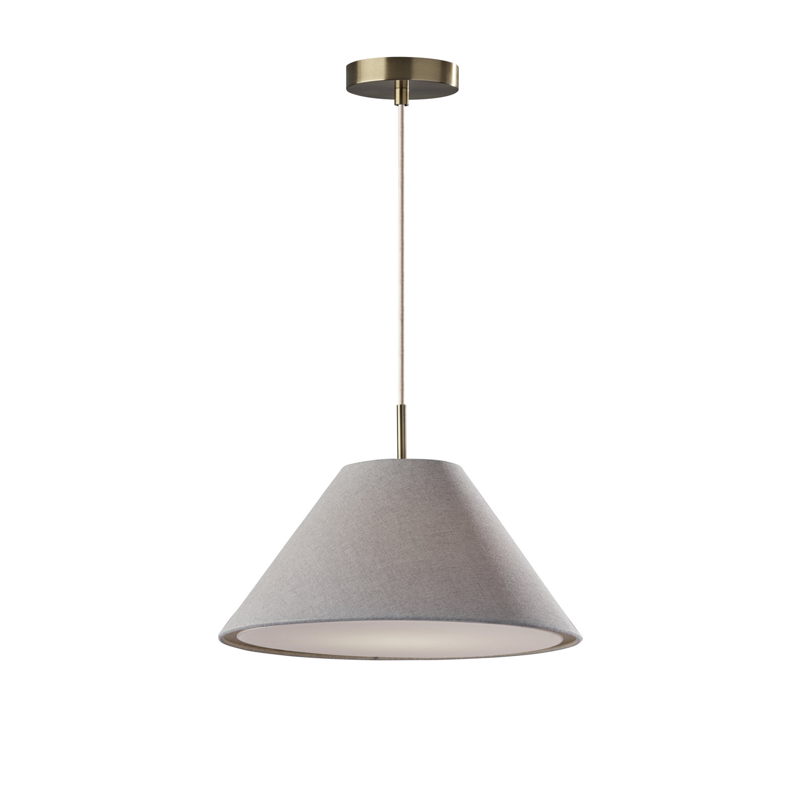 Finley Pendant, Gray