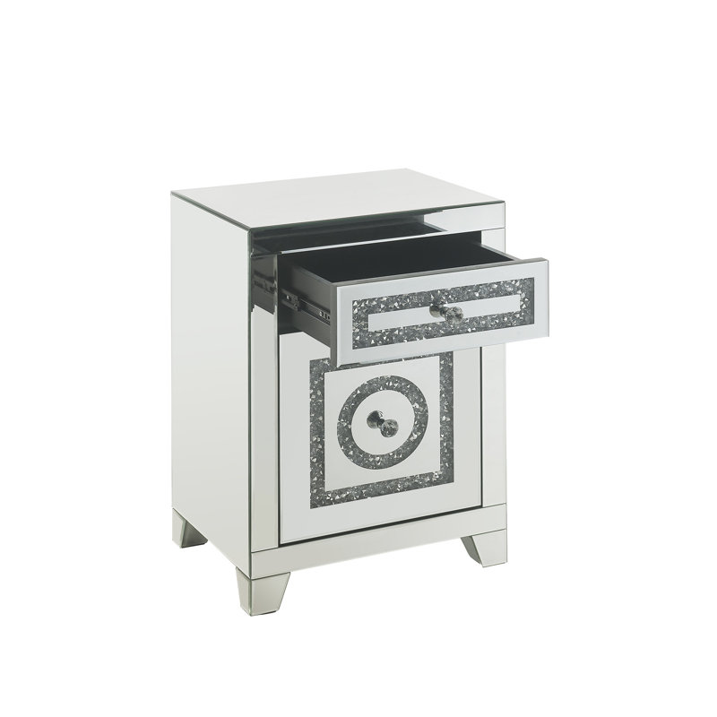 Table d'appoint Sparkling Faux Diamonds