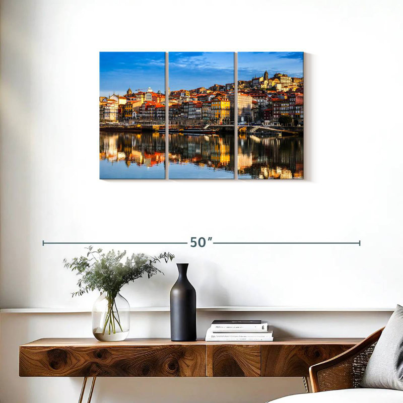 Ribeira Waterfront, 20" H x 33" W