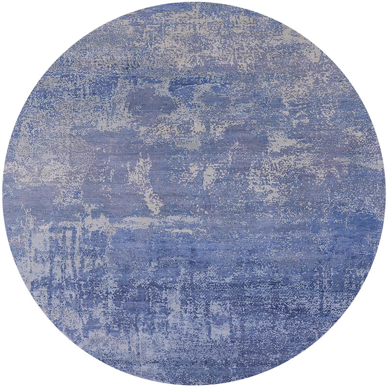 Moroccan Indoor Rug, Round 3'
