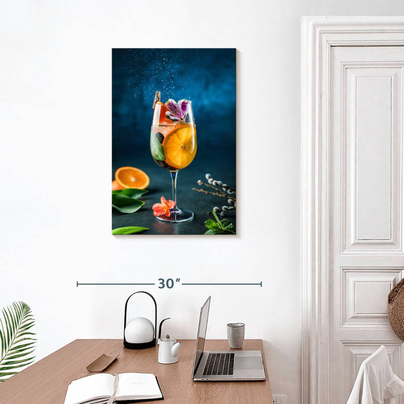 Yarlin Citrus Cocktail, 30" H x 20" W