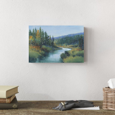 «Trout Stream I» par Timothy O 'Toole - peinture sur toile tendue