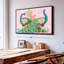 «Peacock Parade», reproduction sur toile-102860473