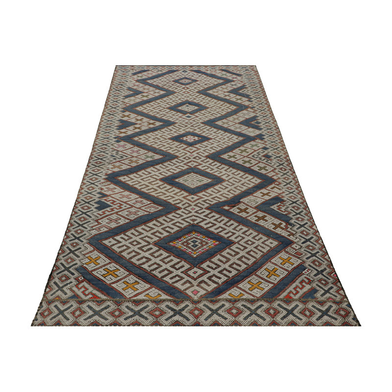 Hand Knotted Wool Area Rug