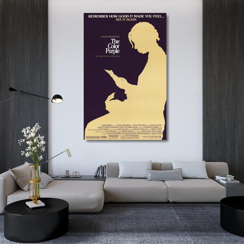 La couleur mauve, H 48 po x l 31 po