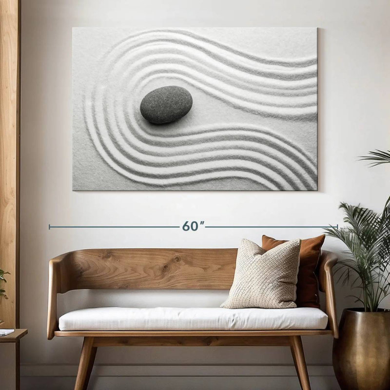 Kerrick Zen Stone Curves, H 34 po x l 51 po