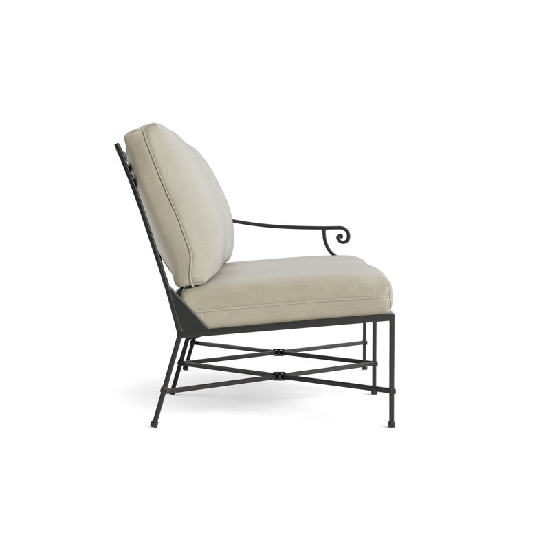 Venetian Outdoor 2 - Seat Loveseat, Fusion Moccasian, Textured Pewter