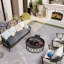 Carreaux de terrasse imbriqués à motif rayé, idéaux pour de multiples espaces extérieurs et une installation facile-118776559