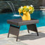Table d'appoint d'extérieur pliante en osier Blaise-598079028-586649589