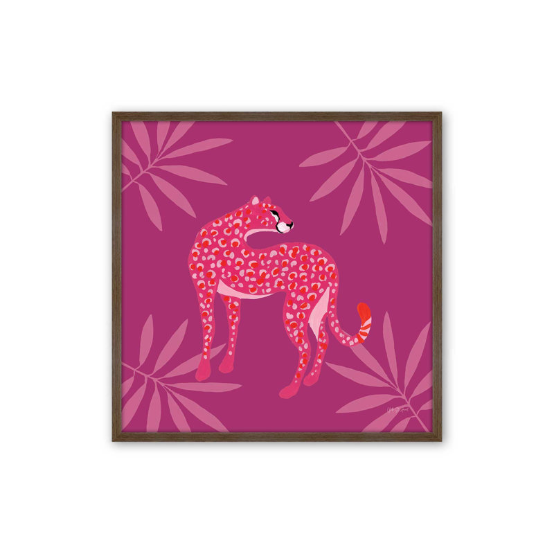 «In the Jungle I» par Yvette St. Amant, reproduction d'art, H 12 po x l 12 po, Brun