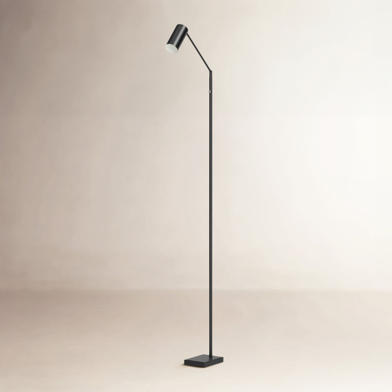 Koen 69'' Black Painted Metal LED Task Floor Lamp