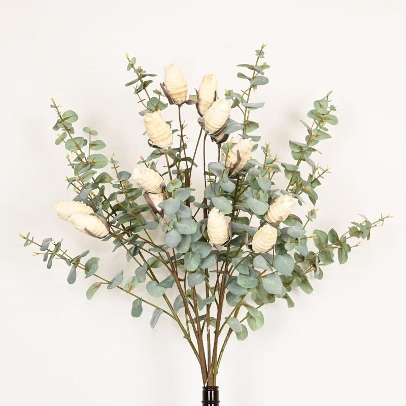 Branche d'eucalyptus artificiel 36 po pour remplisseur de vase