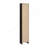 Rectangular 8-Shelf Bookcase With 2 Fixed Shelves, Cappuccino