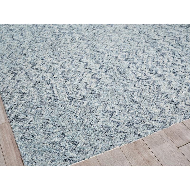 Veneta Hand Tufted Wool Indoor Rug, Rectangle 4' x 6'