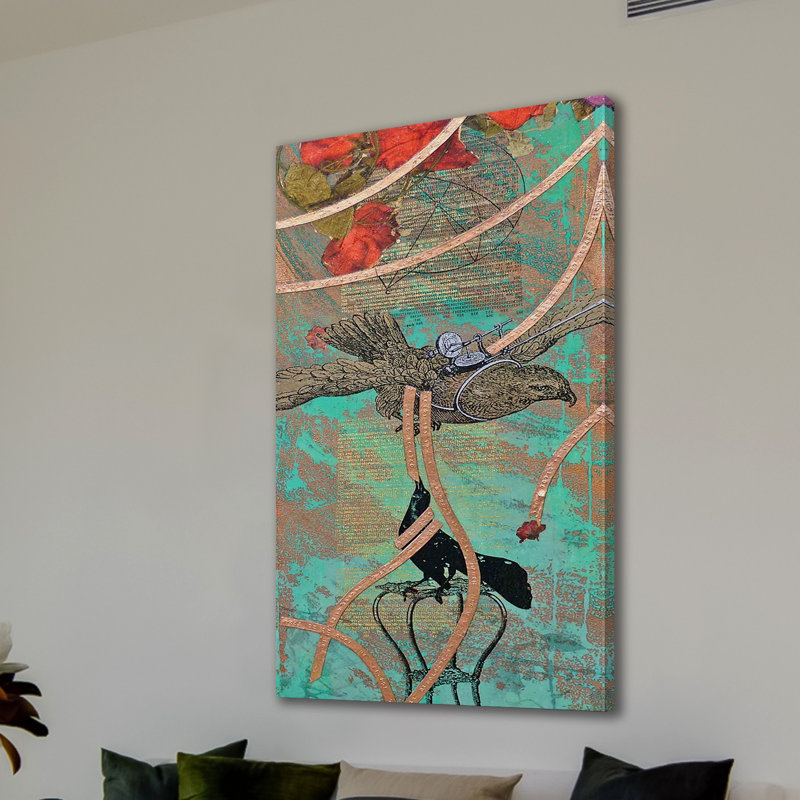 Upsilon by Tracy Silva Barbosa - Wrapped Canvas Painting, 61 cm H x 30 cm W