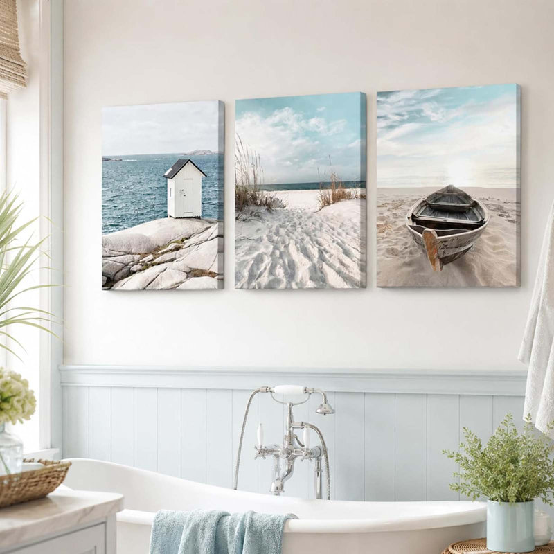 3 Piece Wrapped Canvas Wall Art
