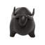 Sculpture noire en céramique noire Bull