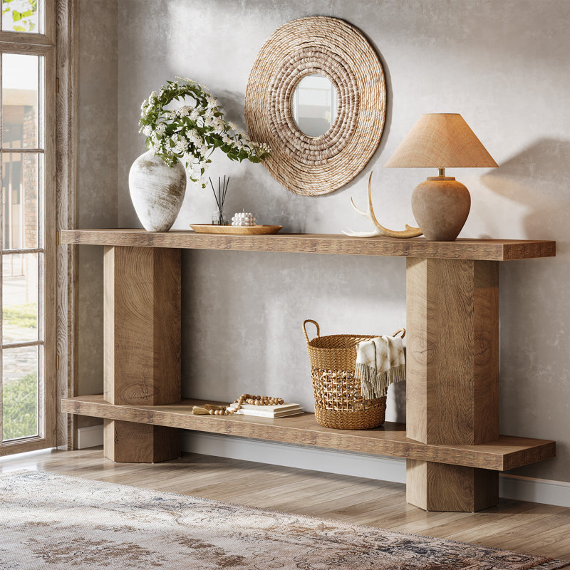 180cm Console Table, Brown