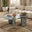 Table basse 2 pièces en marbre-1266367674