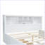 Lit plateforme très grand en bois avec tête de lit multi-rangement, USB et tiroirs-1464887237