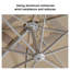 304cm X 396cm Rectangular Cantilever Parasol-874012325