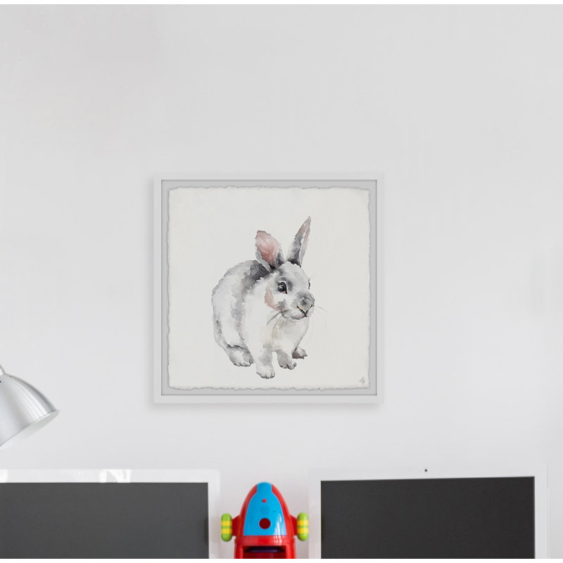 «Mokane Fluffy Little Bunny», reproduction encadrée, H 32 po x l 32 po x P 1,5 po